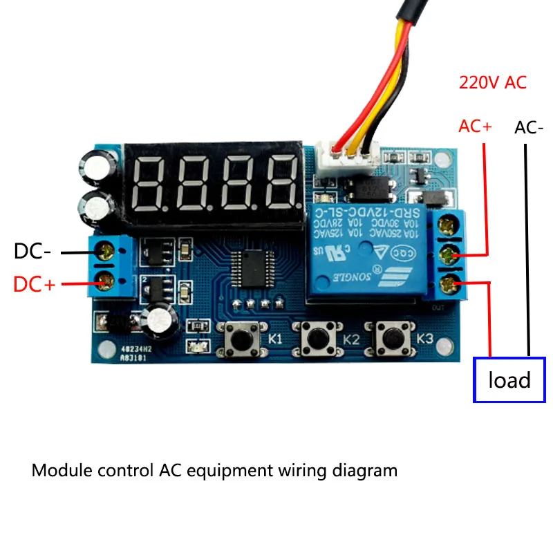

DS18B20/Sensor Switch/Temperature Detection/Relay Switch Control Module 5/12/24V