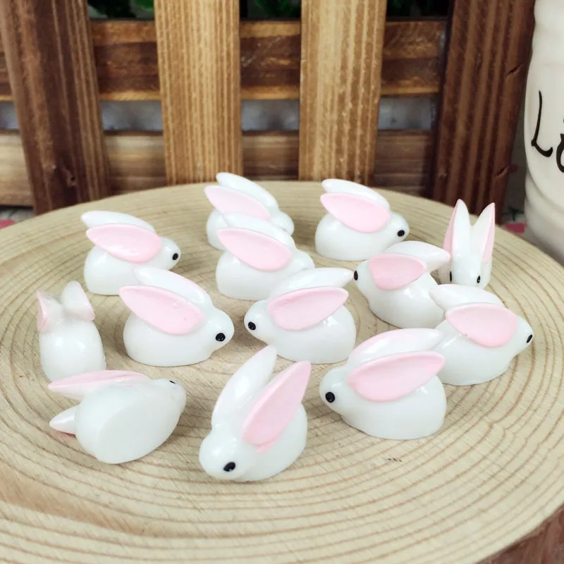 10 шт. сказочные садовые миниатюры статуэтки террариума кролик сделай сам Kawai
