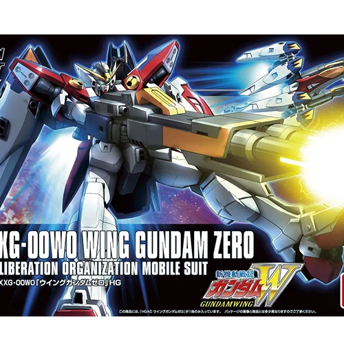 

Bandai Gundam HGUC 1/144 XXG-OOWO Wing Gundam Zero Mobile Suit Assemble Model Kits Action Figures Plastic Model toys