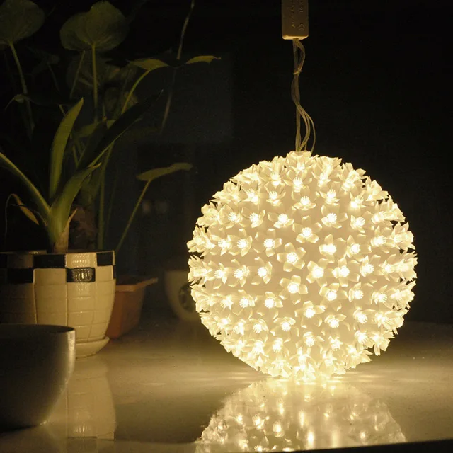 Dia 9 15 20 30cm Led Cherry Blossom Flower String Ball Lights Lamp Dia 9 15 20 30cm Led Cherry Blossom Flower String Ball Lights Lamp