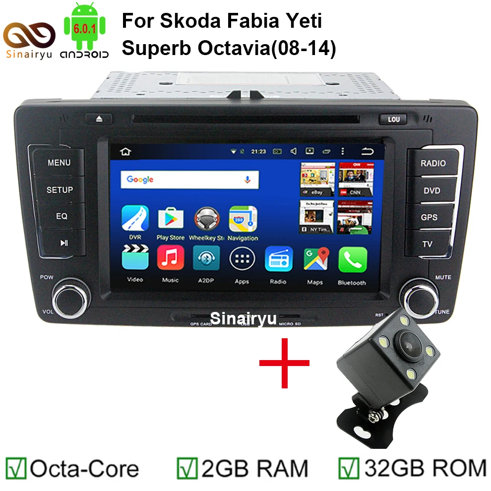 Android 6 0 4G LTE Octa Core CPU 2GB RAM Head Unit HD 1024 600 Car