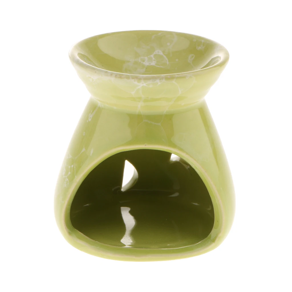 Assorted Ceramic Ash Catcher Incense Burner Joss Stick Holder 6 Colors 3inch
