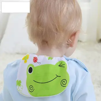 

32*24cm Baby Gauze 6-layers Sweat Towel Cotton Cartoon Pad Random Pattern Cartoon Print Baby Towel