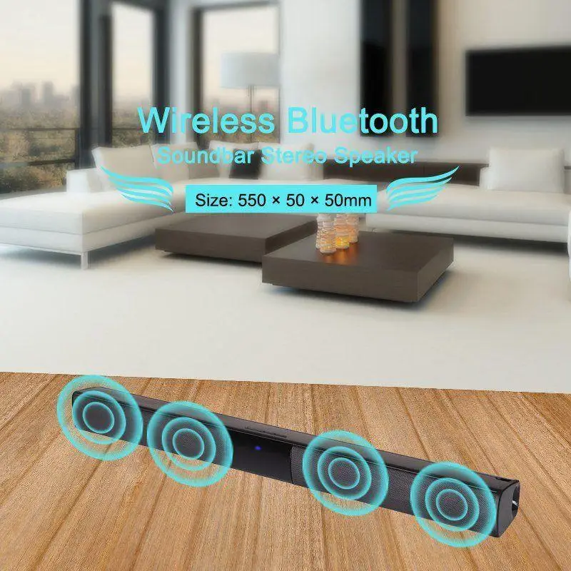 Хоббилан беспроводной Саундбар с Bluetooth беспроводной Bluetooth Звуковая Панель акустическая система ТВ домашний кинотеатр Саундбар сабвуфер d25