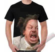 Camiseta de manga curta t camisa de verão masculina camisetas eric andre scream impresso feminino engraçado camiseta de manga curta casual tshirts