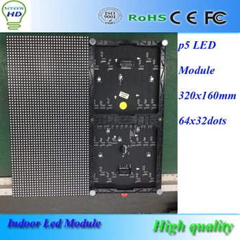 

Shenzhen factory P5 SMD Indoor full Color LED display Module 320mm*160mm 1/16 Scan indoor P5 LED display Module