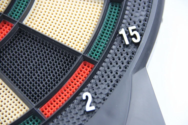 Новейшая горячая Распродажа 15 дюймов крытый ABS светодиодный Dartboard электронная Dartboard с 6 латунными Дартс Магнитная dartboard
