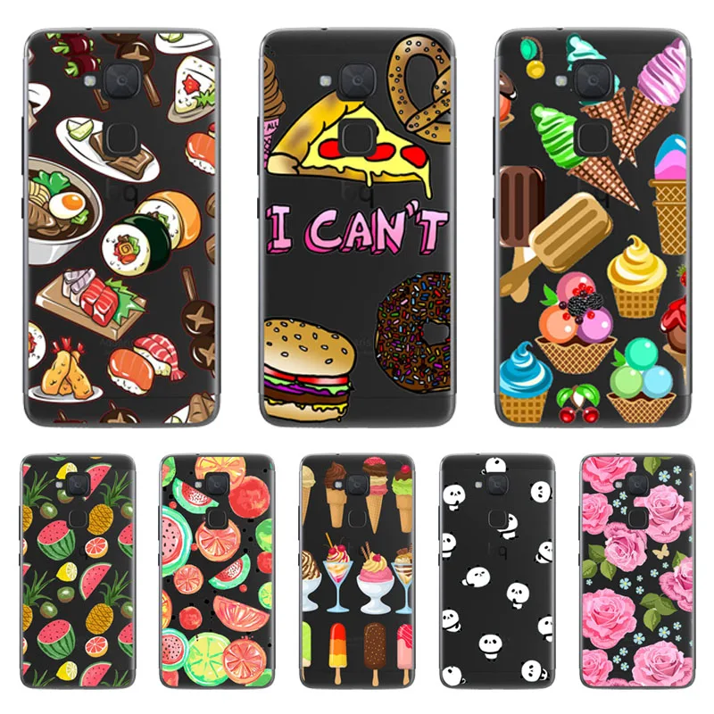 for BQ Aquaris V Case Silicon Black Painting flower Soft TPU Back Cover protect Phone cases shell |