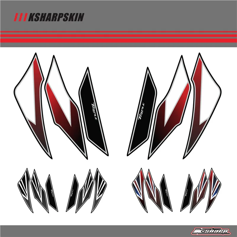 

Front Fairing Motor Number Board 3D Gel Protector for TRIUMPH GT 2010 2011 2012 2013 2014