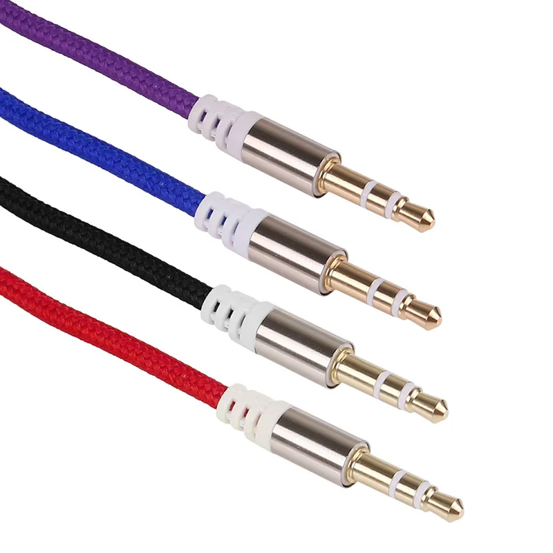 Aux Cable Male to Male Audio Cable 1M Car Audio 3 5mm Jack Plug Male To Male AUX Cable For Headphone MP3 Aux Cable Male to Male Audio Cable 1M Car Audio 3 5mm Jack Plug Male To Male AUX Cable For Headphone MP3