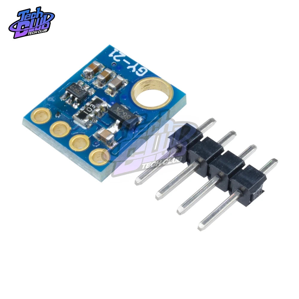Датчик температуры и влажности I2C IIC интерфейс Si7021 для промышленного использования, высокоточный GY-21 модуль датчика температуры низкой мощности CMOS
