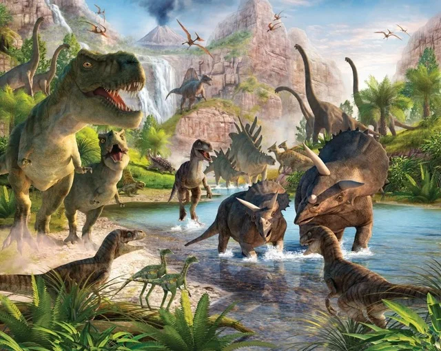 

New Arrived Needlework 5d DIY Diamond Painting Cross Stitch Diamond Embroidery Romantic dinosaur pattern home decoration craft