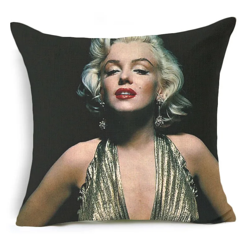 مارلين مونرو و أودري هيبورن الكتان القطن مزيج غطاء وسادة المنزل كنبة مكتب مربع كيس وسادة الزخرفية غطاء الوسادة s مارلين مونرو و أودري هيبورن الكتان القطن مزيج غطاء وسادة المنزل كنبة مكتب مربع كيس وسادة الزخرفية غطاء الوسادة s