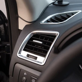 

DWCX New Arrival High Quality 4Pcs Car Chrome Interior Air Condition Vent Cover Trim Fit for Mazda CX-5 2012 2013 2014 2015