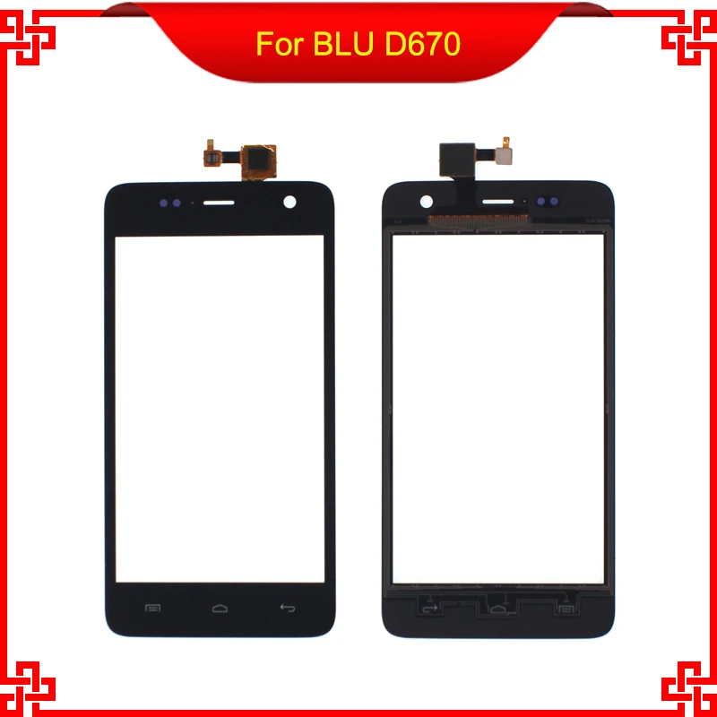 

4.5 Inch Black Touch Screen Digitizer For BLU D670 670 Free Tools