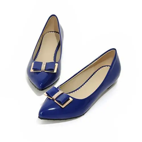 ASUMER/Большие размеры 34–48 Лидер продаж острый носок женские туфли-лодочки высокое качество женские ботильоны из мягкой PU искусственной кожи модная обувь на низком каблуке туфли простые удобные - Цвет: Синий