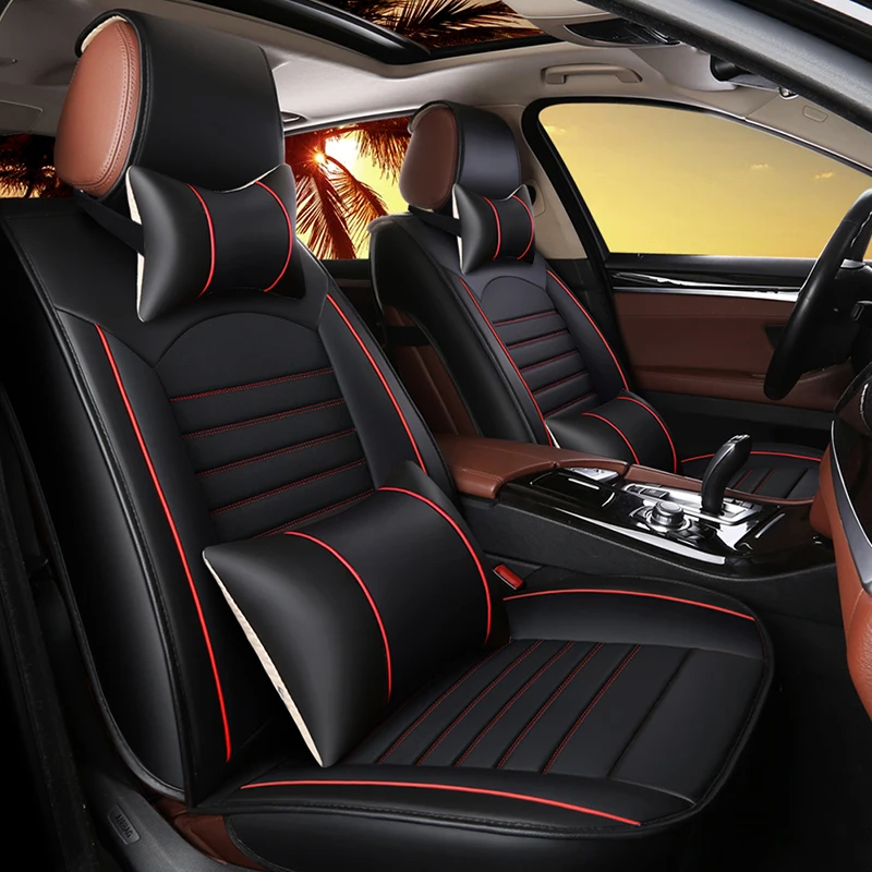 

Universal pu leather car seat cover auto seats covers for Citroen spash swift sx4 jimny sx4s cross suzuki escudo grand vitara vi