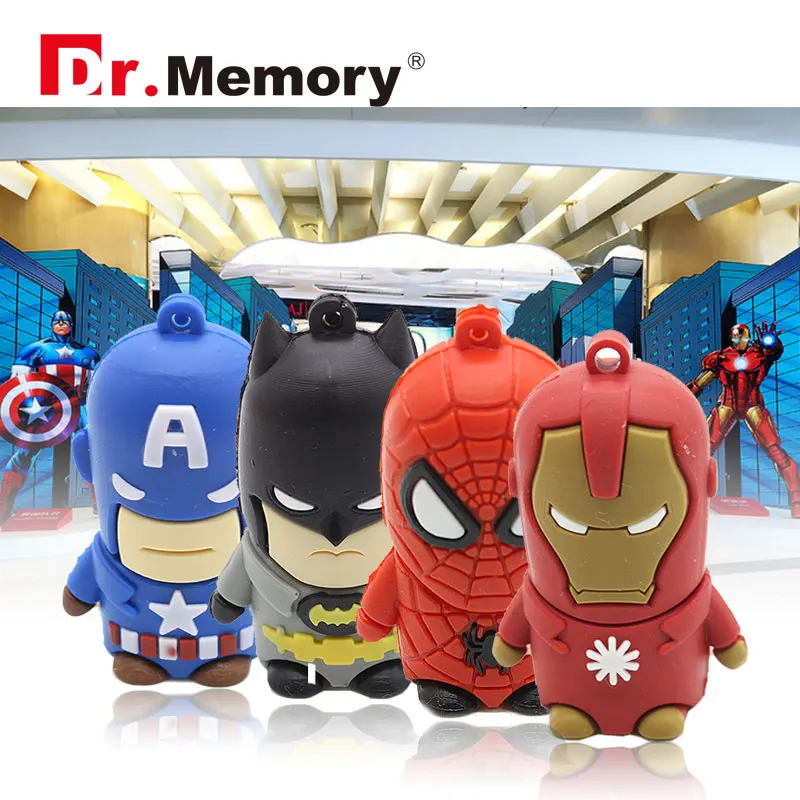 

usb flash drive batman USB flash wolverine16G pendrive 8G 4G flash card usb 2.0 64GB USB stick 2016 OEM personal U disk