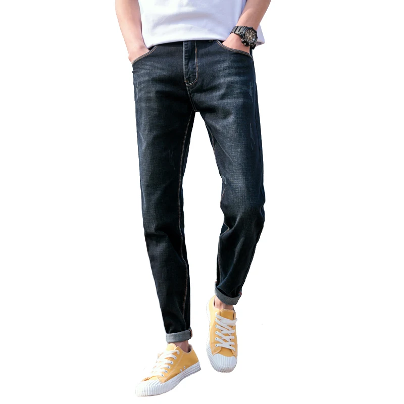 

2017 Autumn hot sell blue Jeans men Male Fashion Youth Leisure Time Pants Trousers big size