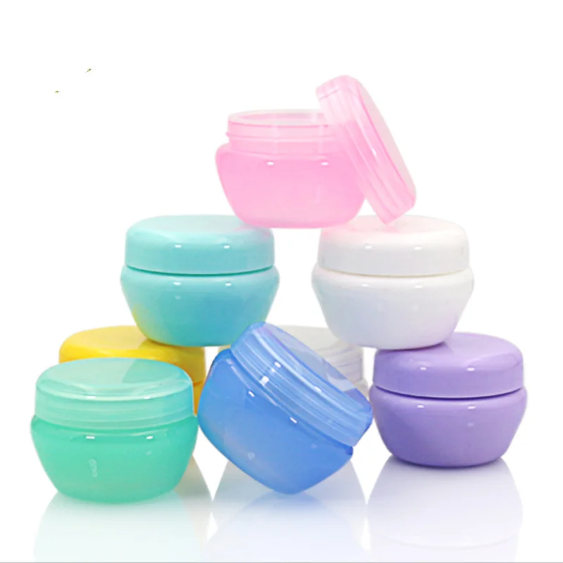 

5Pcs/Lot 5ml Mini Empty Jar Pots Cosmetic Makeup Inner Lid Face Cream Lip Balm Container My Refillable Bottles Wholesale