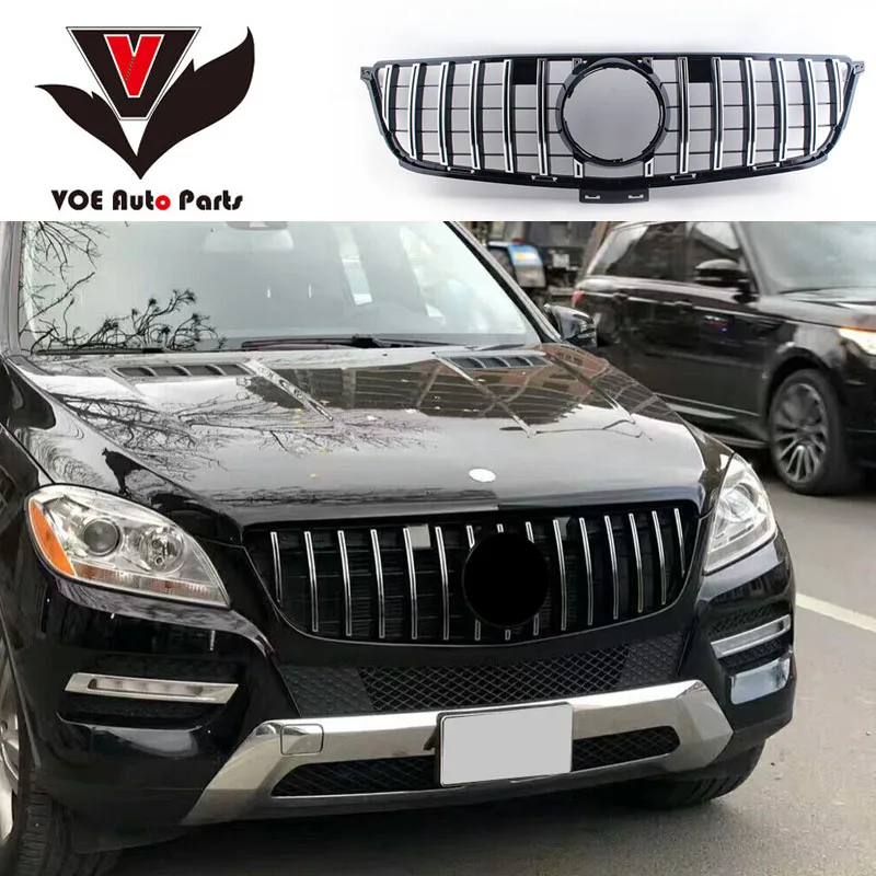 W166 AMG GT Стиль передняя гоночная решетка для Mercedes Benz ML класса W166 ML250 ML300 ML320 ML350 ML400