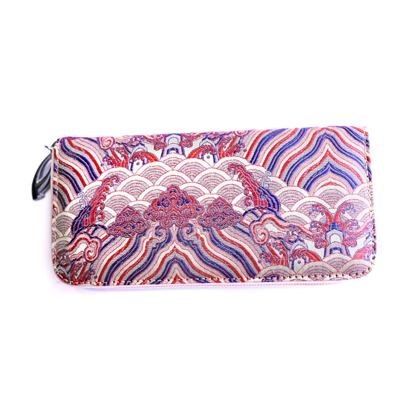 

Women Wallets 2017 New Embroidery Pattern PU Leather Wallet Female Carteira Coin Purse Card Holder Clutch Phone Pocket Money Bag
