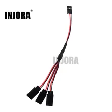INJORA 1 шт 15/30 см, от 1 до 3 RC Servo Y удлинитель провод кабель для Futaba JR мужчин и женщин модели RC