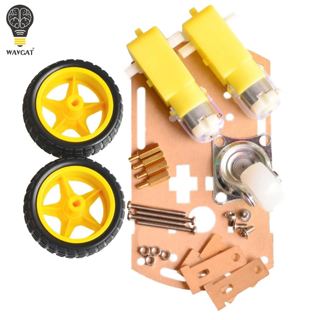 

WAVGAT mart car chassis Tracing car The robot car chassis With code disc tachometer for Arduino
