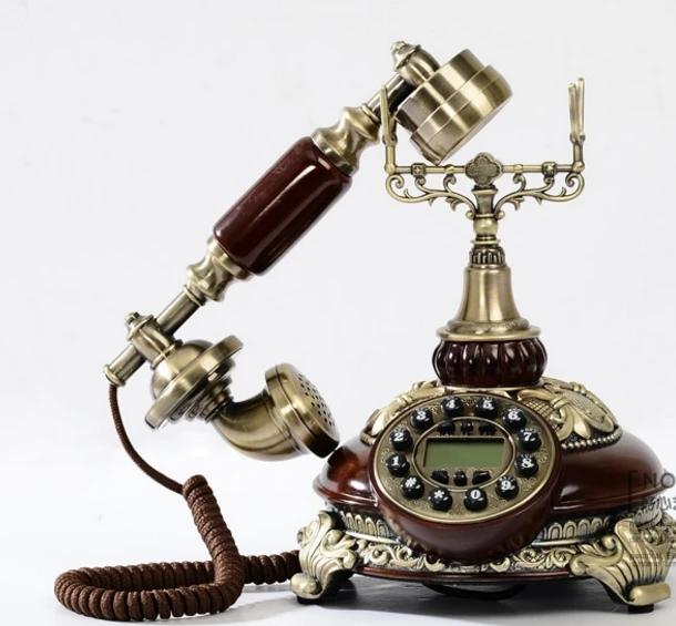 Античный модный качественный модный телефон, подходящий в винтажном стиле, бытовой телефон 8675 - Цвет: Красный