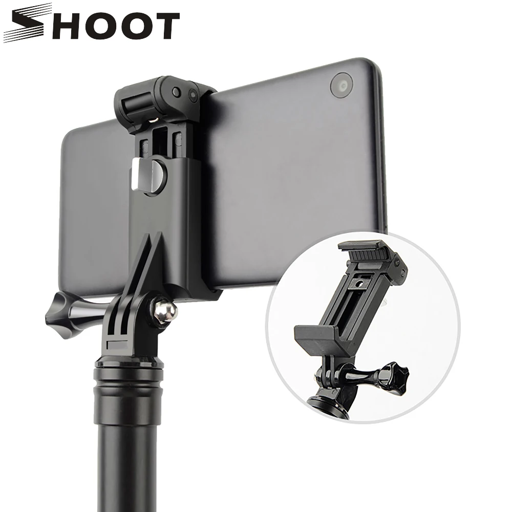 

SHOOT Tripod Clip for Phone Holder Mount for iPhone X 8 6S 7 6 Plus Xiaomi 9 8 9 Huawei P20 Samsung S8 iphone tripod Accessories