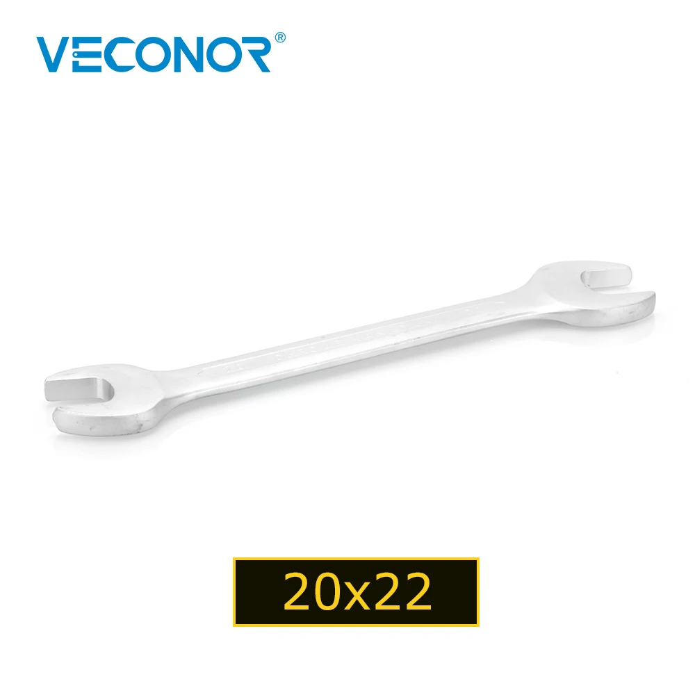 

Veconor 20x22mm Metric Double Open End Wrench Chrome Vanadium Universal Double Headed Multi-Function Spanner Repair Hand Tools