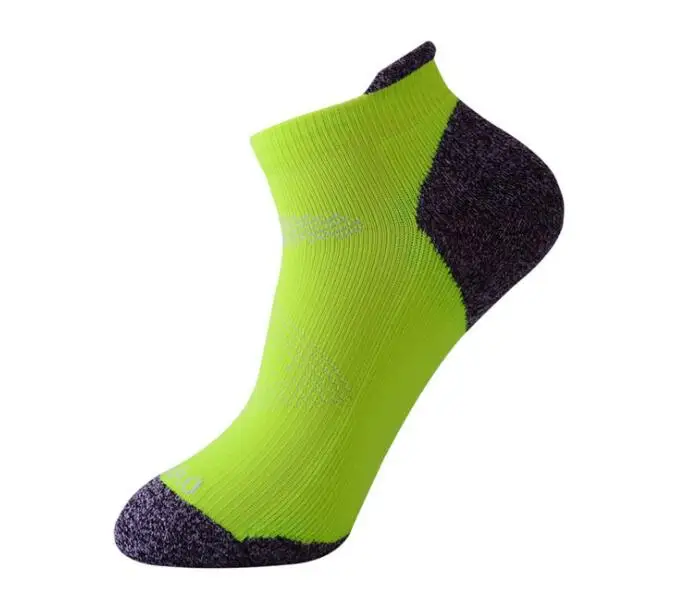 R-Бао новые кроссовки Носки впитывающей пот Aomfortable марафон Для женщин Открытый Носки Для мужчин Фитнес спортивные короткие носки - Цвет: Green