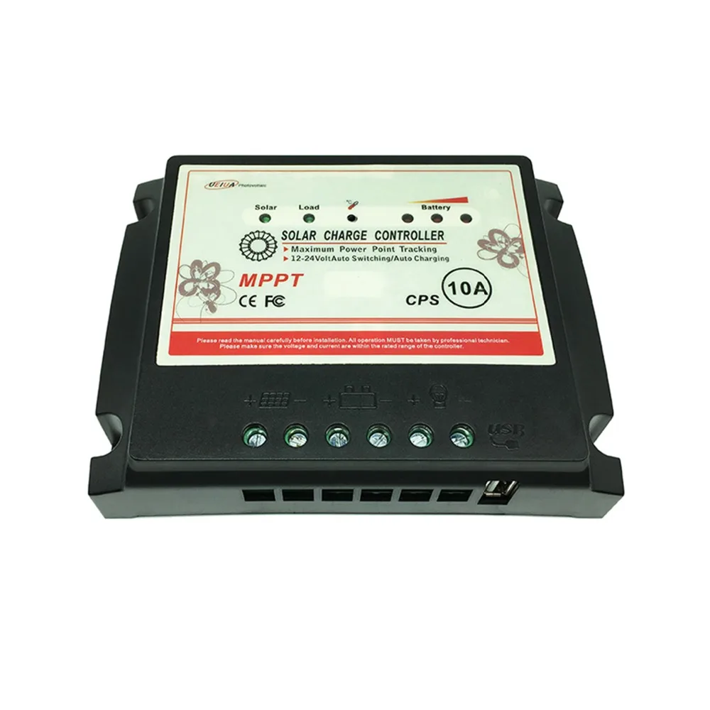 

Durable Solar Charge Controller 12V 24V Solar Charge Controller USB 10A Solar Regulator Voltage Regulator
