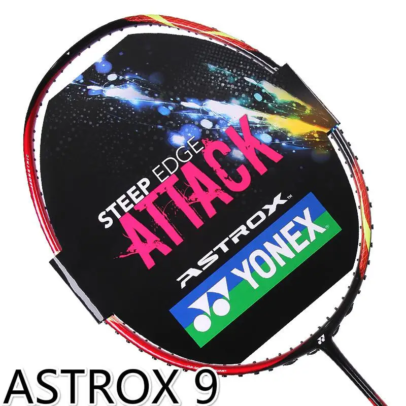 Оригинальная профессиональная ракетка для бадминтона Yonex Astrox 6 7 9 высокая Tennison - Цвет: ASTROX 9