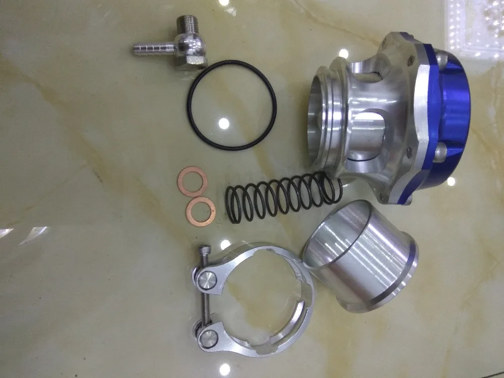 

Universal piston 50mm Blow Off Valve BOV Race Turbo V-Band Weld Flange black or blue