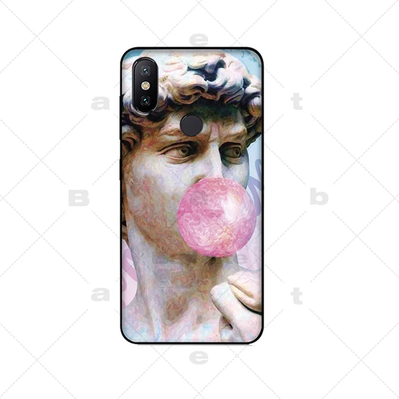 Vintage David Graphic Phone Cases For iPhone XS XR XS Max X 6 6S 7 8 Plus 5 5S SE Black Soft TPU Phone Back Cover Coque