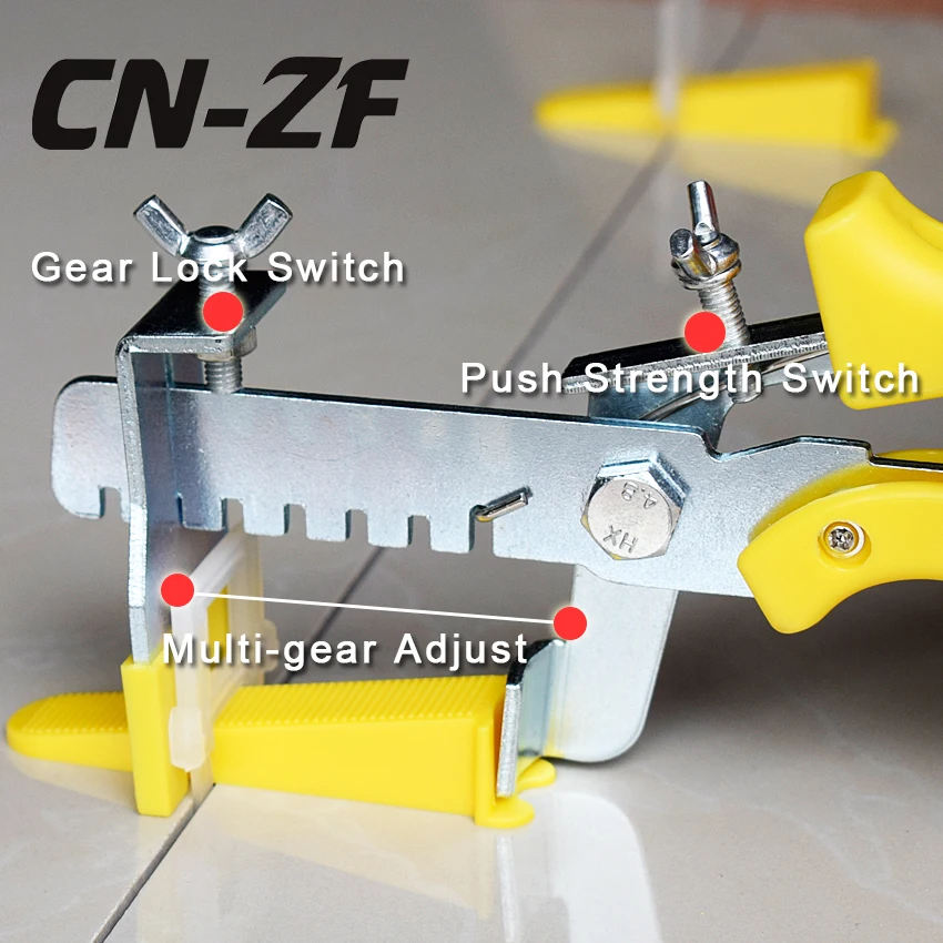 CN-ZF, 1 шт., плоскогубцы для стен, плоский зазор, пластиковые керамические аксессуары, рычаги для выравнивания пола, система выравнивания плитки, плоскогубцы, инструменты для плитки