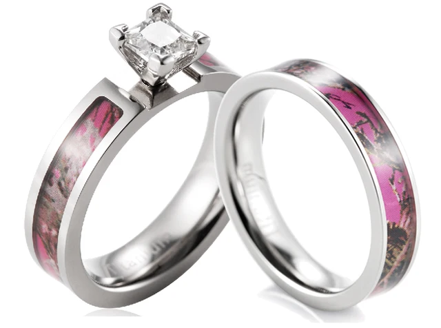 Shardon Rosa Camo Rosado Anillo De Las Determinadas Anium Shardon Rosa Camo Rosado Anillo De Las Determinadas Anium 4 G Ajuste La Princesa