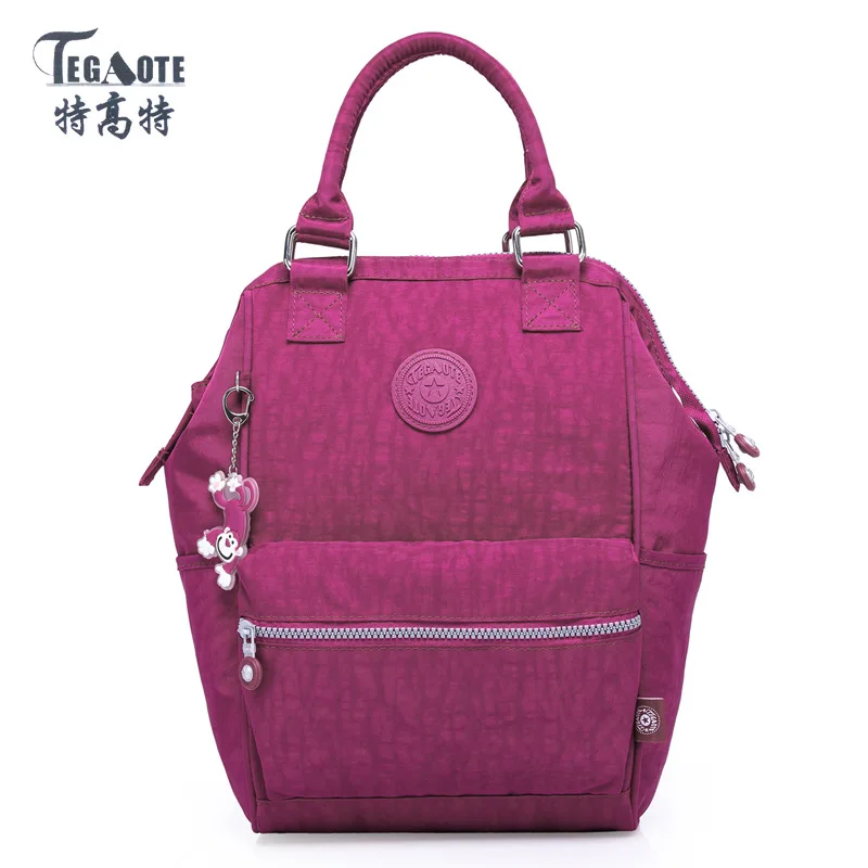 TEGAOTE la escuela Mochila para chica adolescente Mochila femenina mochilas impermeable de Nylon Casual mujeres portátil Mochila mujer Sac 2017