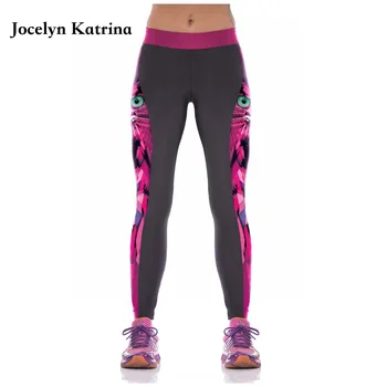 

Printed Yoga Pants Women High Waist Sport Printing Leggings Floral Fitness Running Tights Push Compression Sportswear