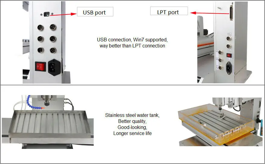 CNC 6040 5 осевой фрезерный станок с ЧПУ 2.2квт Cnc гравер машина USB контроль деревообрабатывающий алюминиевый Нефрит DIY фрезерный станок новое обновление