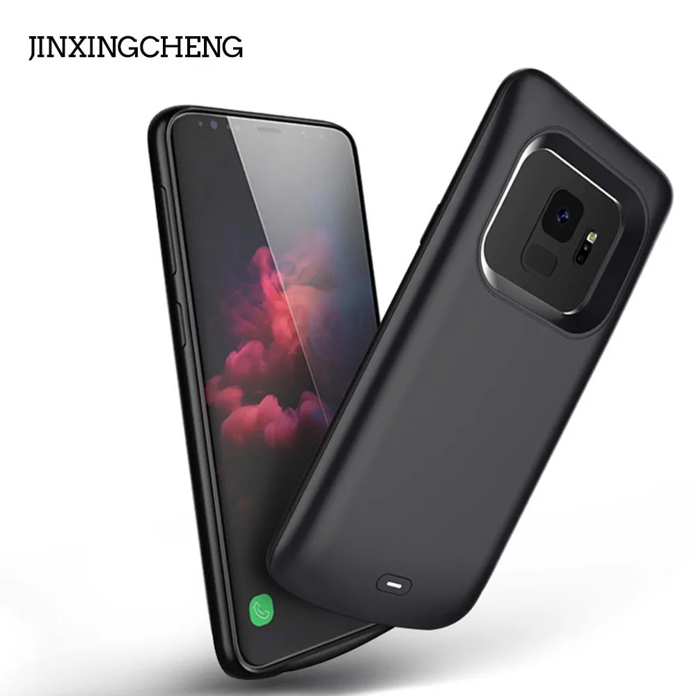 

JINXINGCHENG Charger Battery Case for Samsung Galaxy S9 Plus 5200mah Back Clip Fast Charger for Samsun S9 Plus 5200mah Cover