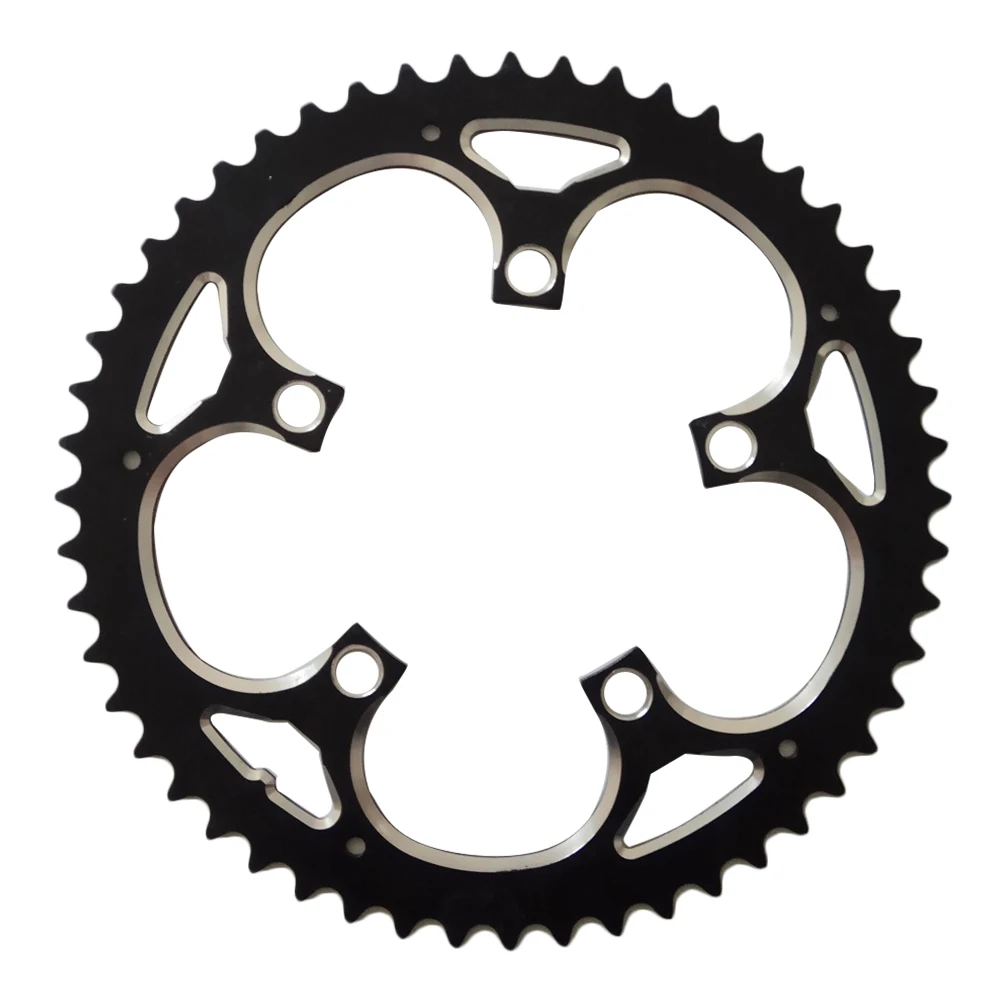 

110BCD Alloy Single Speed Replacement Bike Chainring Sprocket Durable Crankset Road Bicycle Ultra Light High Strength