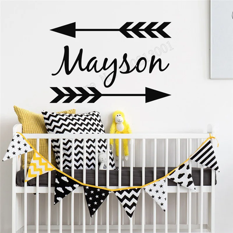 

Art Wall Sticker Vinyl Art Removeable Poster Personlized Name Decor Beauty Design Name Ornament Sticker LY196