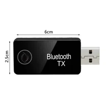 Беспроводной Bluetooth 4,0 USB преобразователь звука и приемник A2DP 3,5 мм стерео Переходник USB ключ TX для ipod с ТВ Mp4 ПК