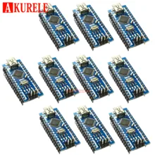 10 шт. мини USB Nano V3.0 ATmega328P CH340G 5 в 16 м мини-панель управления для Arduino NANO 328P NANO 3,0 DIY