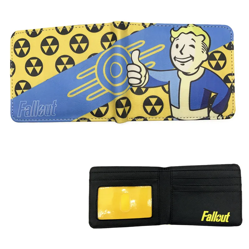 Новое поступление, игровой кошелек Fallout, хранилище Tec, крутой дизайн, кошельки с персонажами мультфильмов, цена в долларах - Цвет: FOW 004