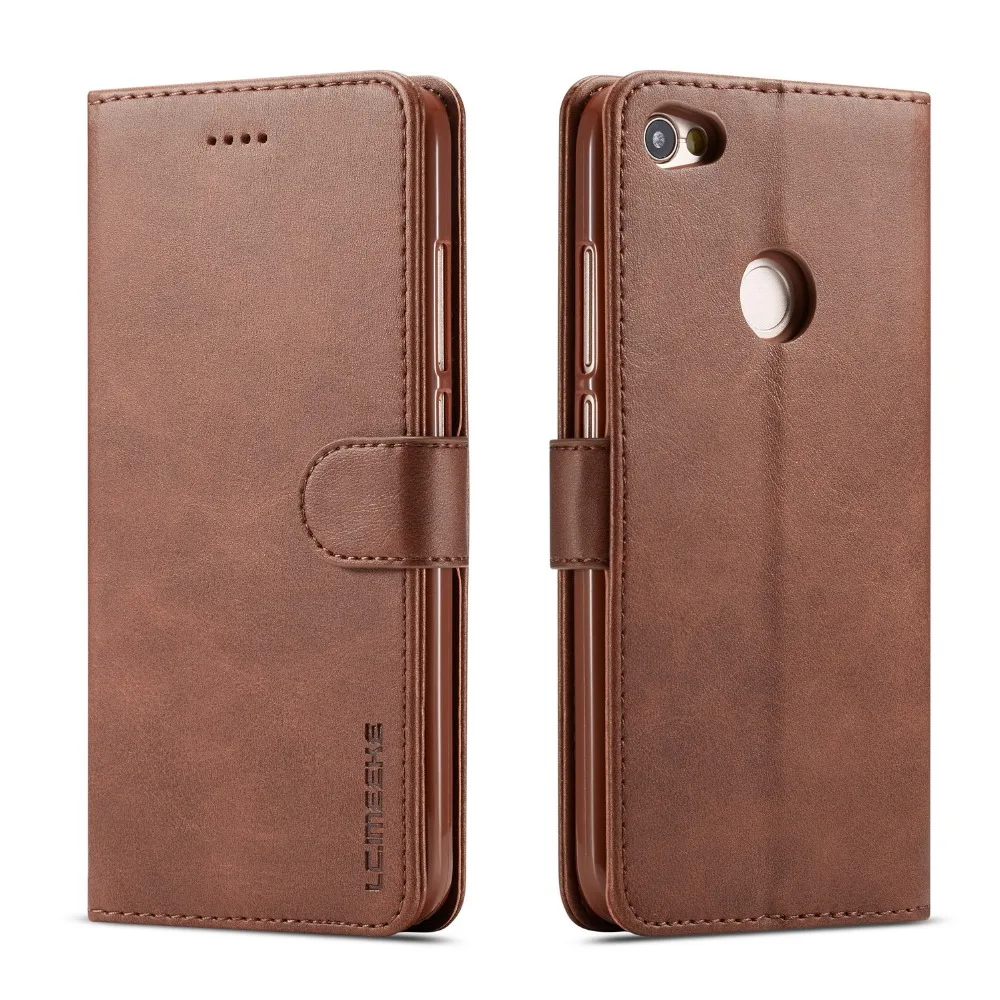 

Leather Flip Case For Xiaomi Redmi Note 5 Pro Card Holder Cover Redmi Note5 Pro Retro Wallet For Mi Redmi Note 5A Magnetic Bag