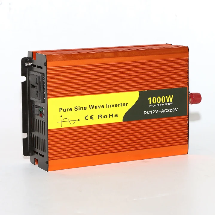 1000 ватт инвертор для солнечной батареи чистая синусоида dc 12 В 24 в 1000 Вт Инвертор 1 кВт Солнечный 220 В ac автомобильный инвертор питания