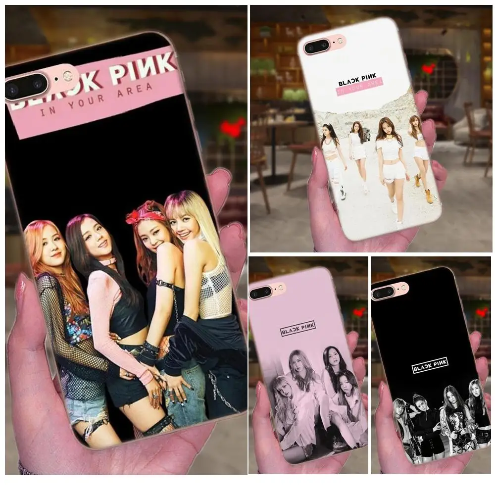 

For Huawei Honor 4C 5A 5C 5X 6 6C 6A 6X 7 7X 8 9 V8 V10 Y3II Y5II Y6II G8 P7 Play Lite Painted Black Pink Blackpink Kpop